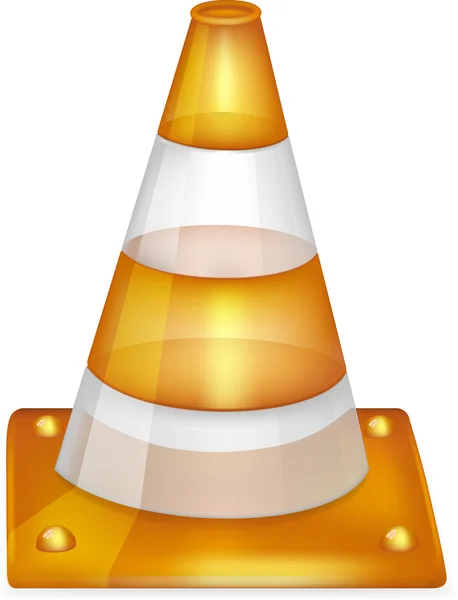 Traffic cone. — Stock Vector