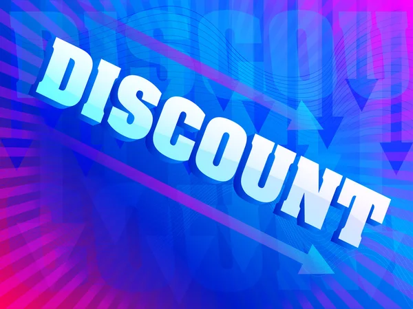 Discount background — Stock Vector