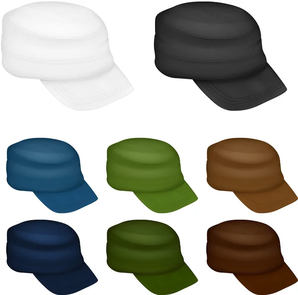 Plantilla de gorra cadete — Vector de stock