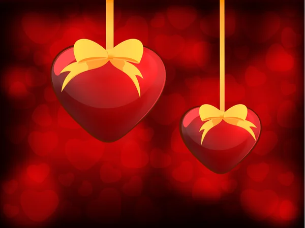 Two hearts.Valentine\'s Day