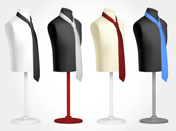 manken şablonuna kravat.