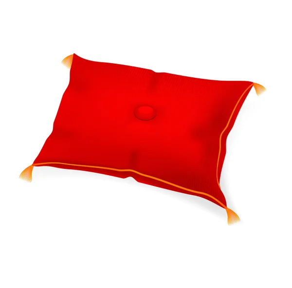 bir ödül veya hediye kırmızı yastık.