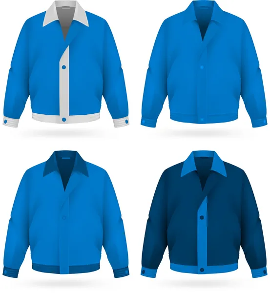 Plantilla chaqueta Plainblue . — Vector de stock