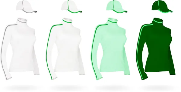 kobiet puste długim rękawem i kapelusz