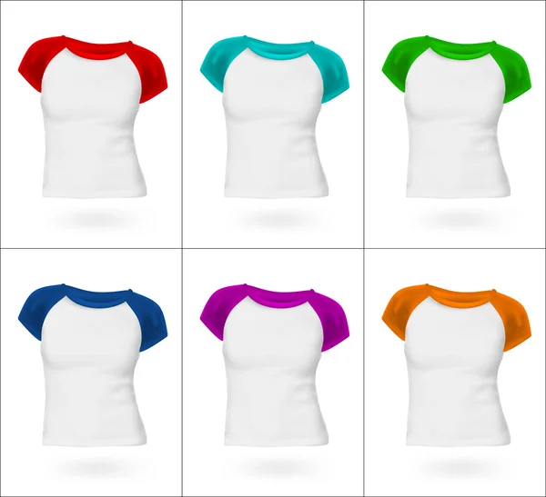 T-shirt femme — Image vectorielle