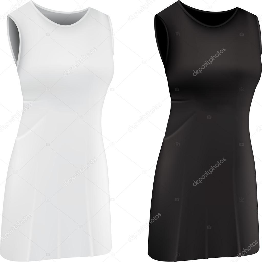 Plain Women S Netball Dress Template Stock Vector Image By C Barghest