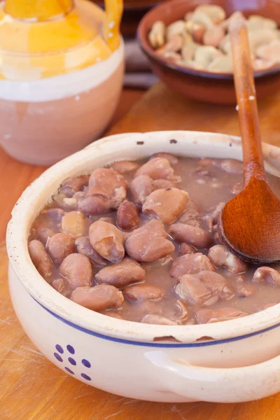 Fava bönor soppa — Stockfoto