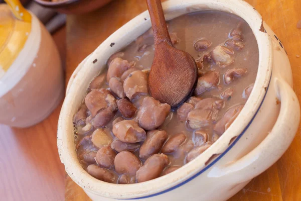 Fava beans soup — Stock Photo, Image