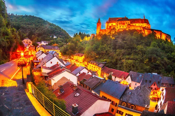 Замок в місті Vianden — стокове фото