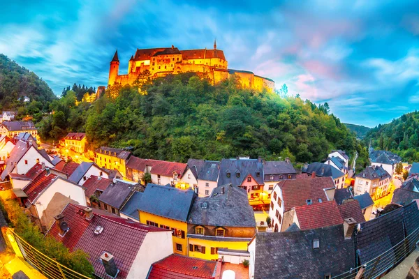 Замок в місті Vianden — стокове фото