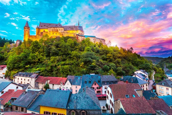 Замок в місті Vianden — стокове фото