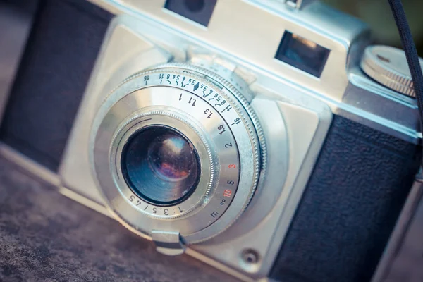 Oude vintage camera — Stockfoto