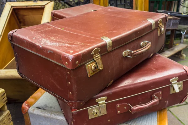 Старый багаж — стоковое фото