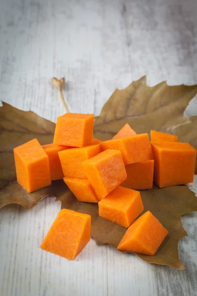 Chopped pumpkin — Stock Photo, Image