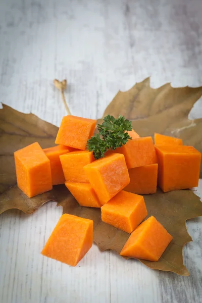 Chopped pumpkin — Stock Photo, Image