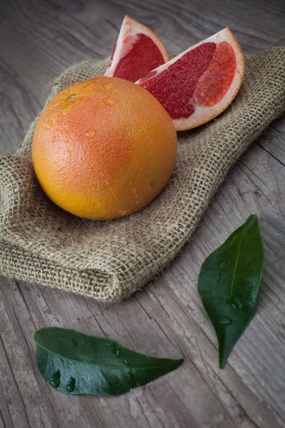 Růžový grapefruit — Stock fotografie