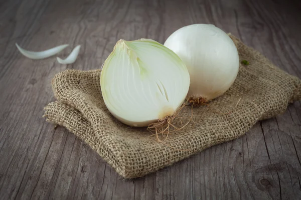 Weiße Zwiebel — Stockfoto