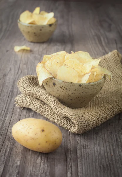 Kartoffelchips — Stockfoto