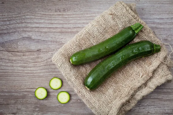 Zucchine verdi — Foto Stock