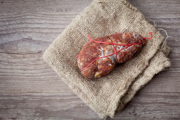 Włoski soppressata — Zdjęcie stockowe