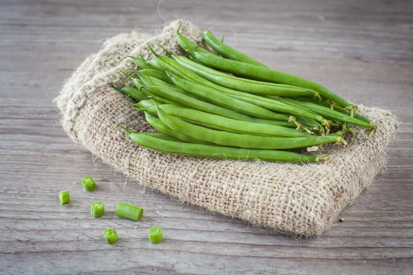 Grüne Bohnen — Stockfoto