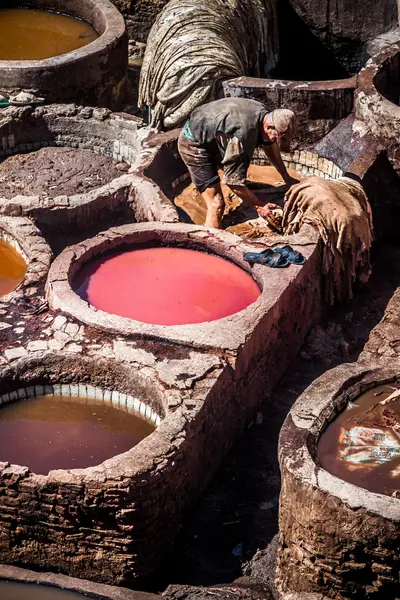 Abbronzatura a Fes — Foto Stock