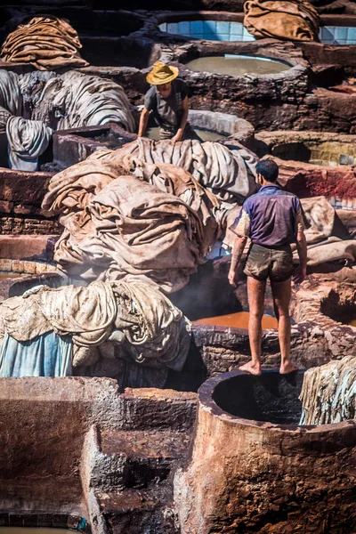 Tanner en Fez — Foto de Stock