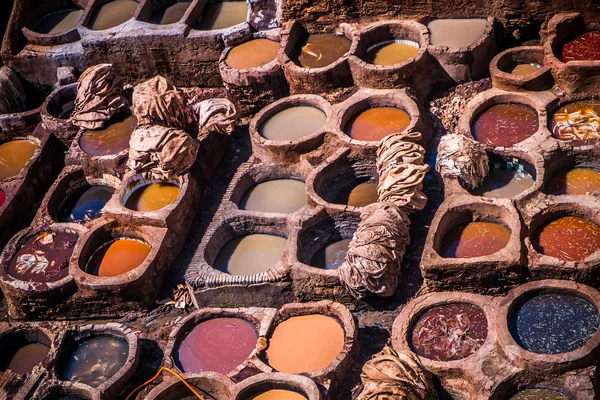 Tanques em Fes — Fotografia de Stock