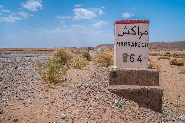 Veien til Marrakech – stockfoto