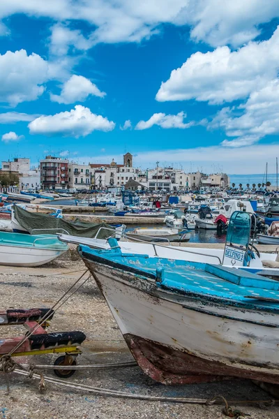 Vecchie barche, a sud d'Italia — Foto Stock