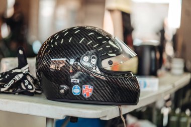 FRANCORCHAMPS, BELGIUM-ECTOBER 2021: 6 Saat SPA araba yarışlarının tekrarlanması