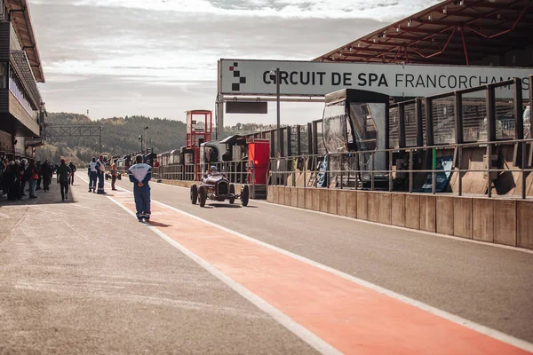 Francorchamps Belgium Ectober 2021 Saat Spa Araba Yarışlarının Tekrarlanması — Stok fotoğraf