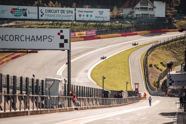 Francorchamps Belgium Ectober 2021 Saat Spa Araba Yarışlarının Tekrarlanması — Stok fotoğraf