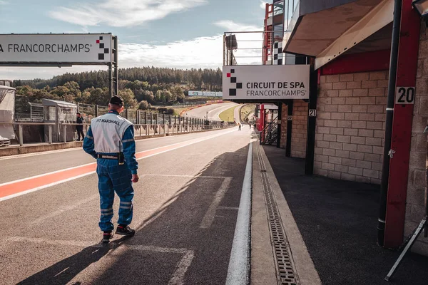 Francorchamps Belgium October 2021 Jelentés Órás Spa Autóversenyről — Stock Fotó