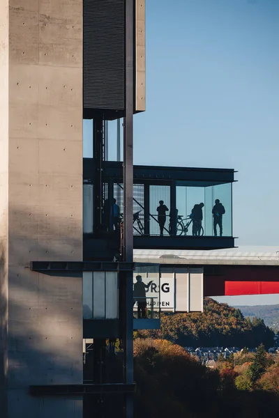 Luxemburgo Octubre 2021 Personas Mirador Del Ascensor Pfaffenthal Imágenes De Stock Sin Royalties Gratis