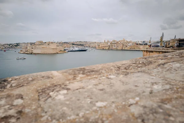 Senglea Panoramic View Valletta Malta — 图库照片