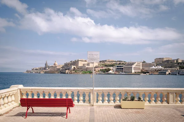 Seafront Gezira Malta Island — Stock Photo, Image