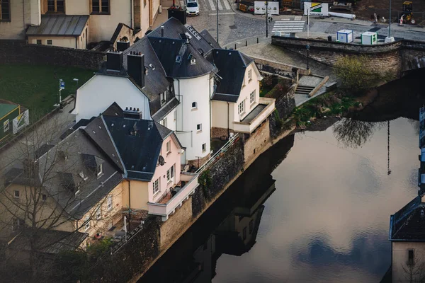Luxembourg April 2022 Beautiful Architecture Pfaffenthal District — 스톡 사진