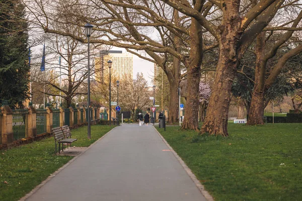 Luxembourg April 2022 Street Life Grand Duchy Capital — ストック写真