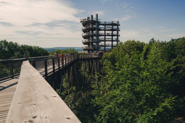 Saarschleife, the scenic view over the Saar river in Germany