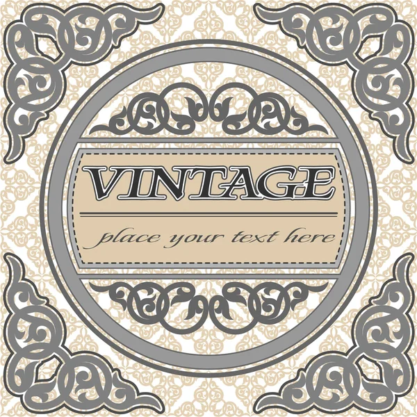 Vintage frame — Stock Vector