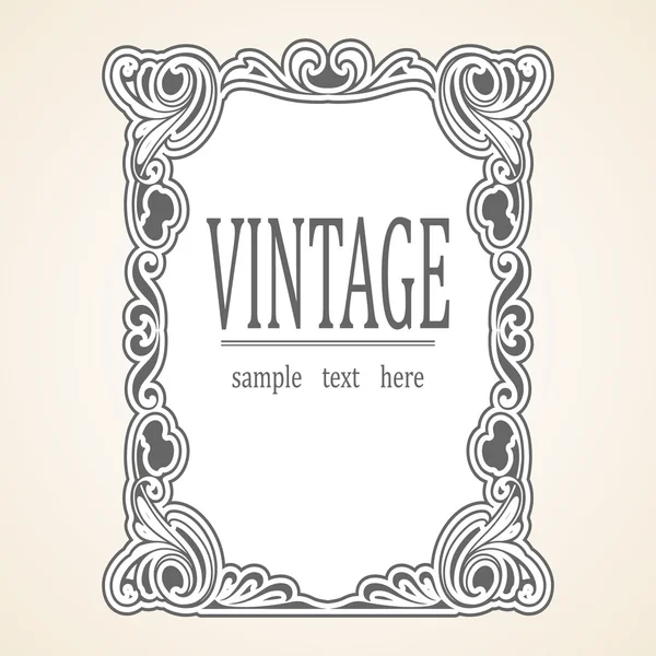Вектор vintage кадру — стоковий вектор