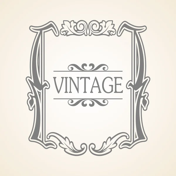 Вектор vintage кадру — стоковий вектор
