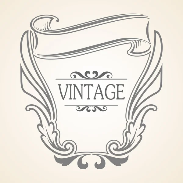 Cadre vintage vectoriel — Image vectorielle