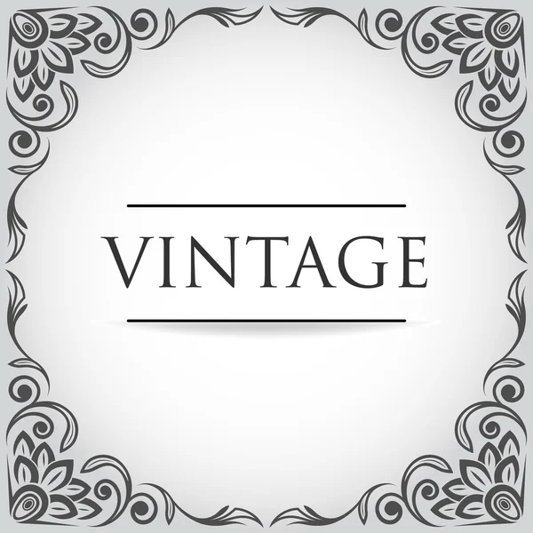 Vector Vintage frame — Stock Vector