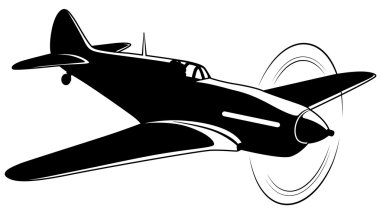 Vector airplane clipart