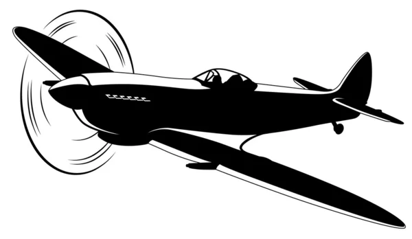 Vektör uçak — Stok Vektör