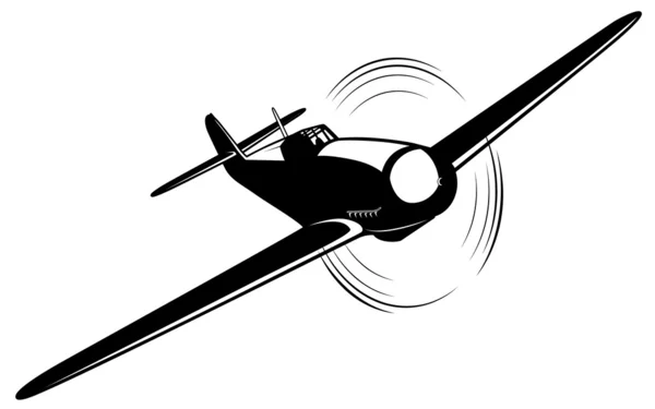 Avión vectorial — Vector de stock