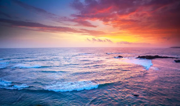Ocean på sunset — Stockfoto