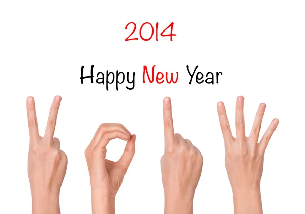 2013 Nieuwjaar weergegeven: — Stockfoto